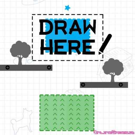 بازی فکری مداد بکش و ستاره ببر!در داخل مرورگر | بدون نصب و راه اندازی | Draw Here Game